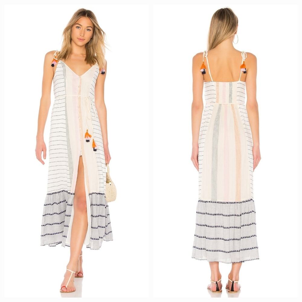 Tularosa Villa Dress in Calmar Stripe Small